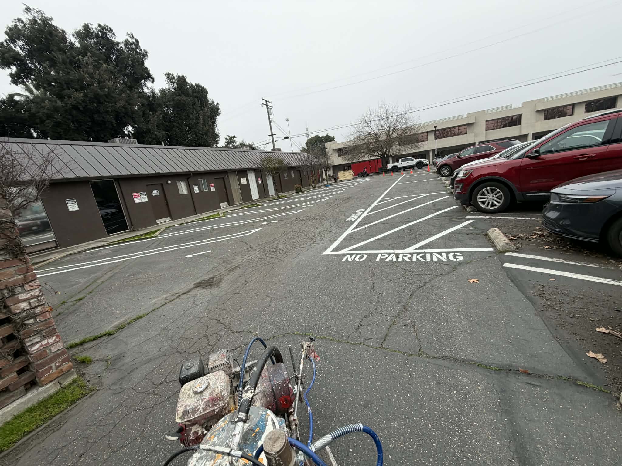 parking lot repaitned